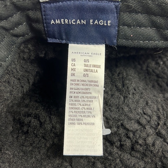 American Eagle Faux Fur Lined Ball Cap - Picture 7 of 9